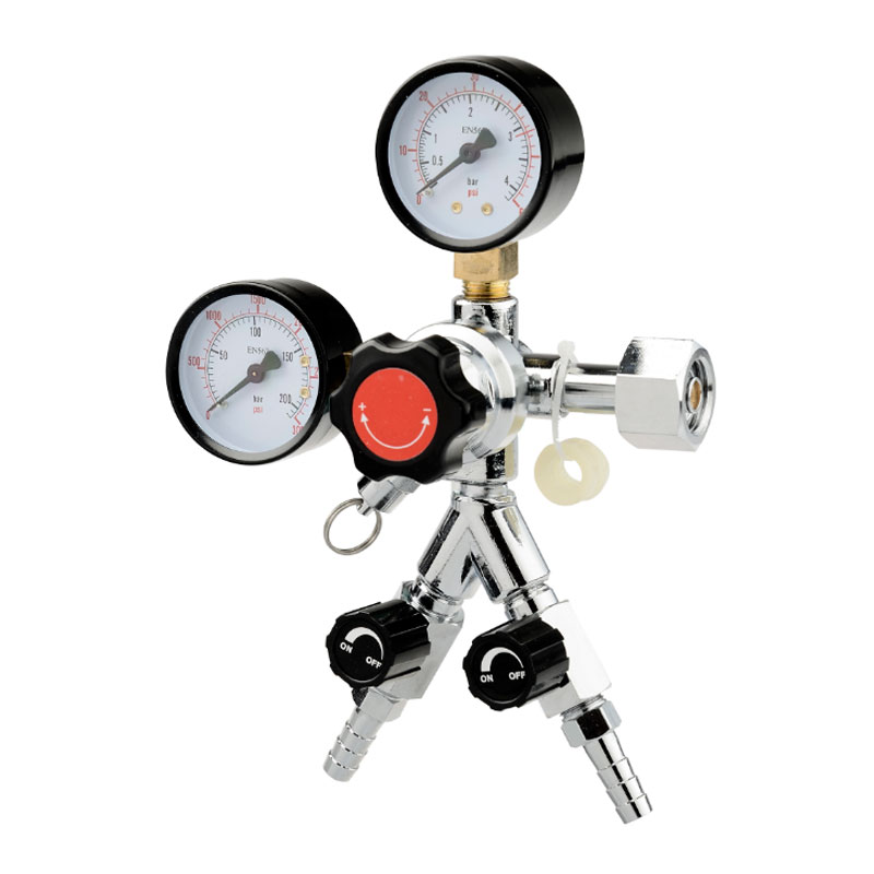 TR-68-2 วาล์วลดแรงดัน CO2 แรงดันสูงสำหรับเบียร์และเครื่องดื่ม